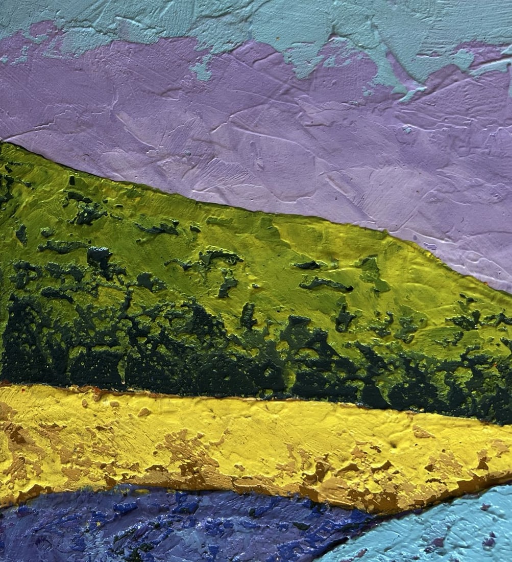 Oil painting Autumn golden fields V. Zadorozhnya - 5