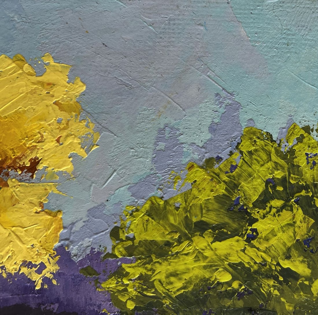 Oil painting In the autumn forest V. Zadorozhnya - 4