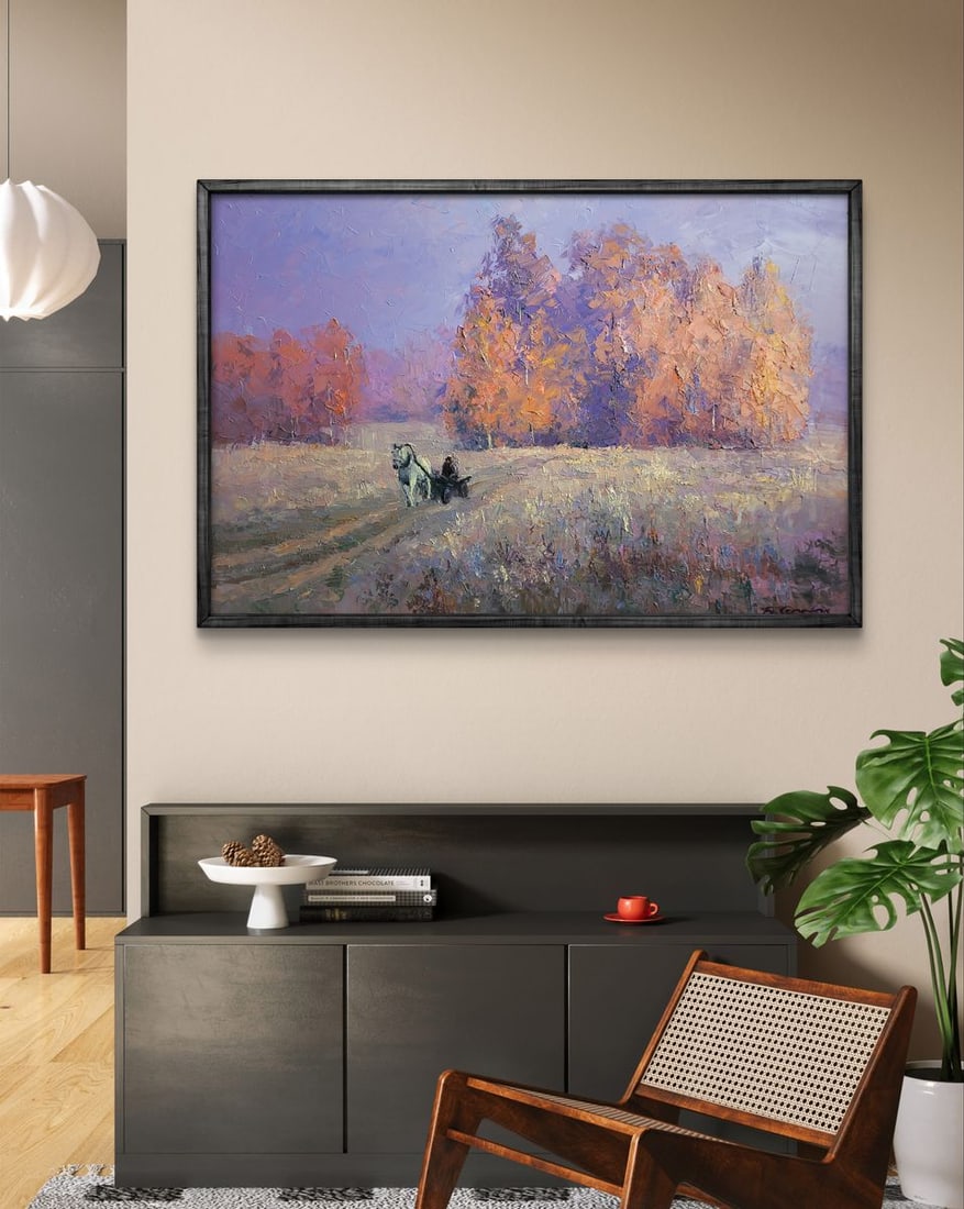 Oil painting Cold morning Boris Serdyuk - 2