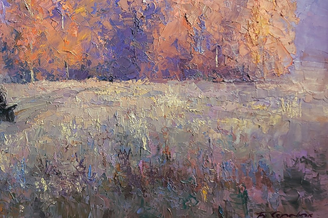 Oil painting Cold morning Boris Serdyuk - 7