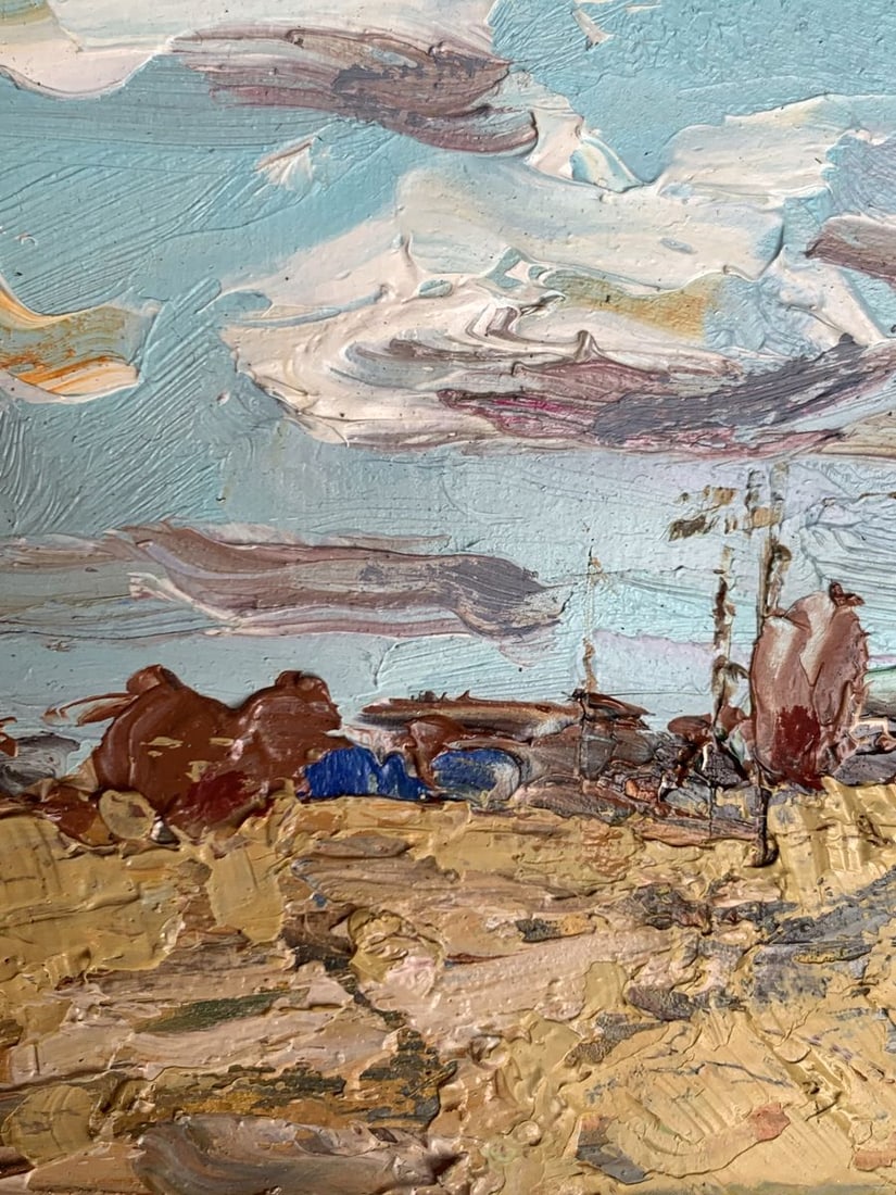 Oil painting In the field near the village Alexander Cherednichenko - 6