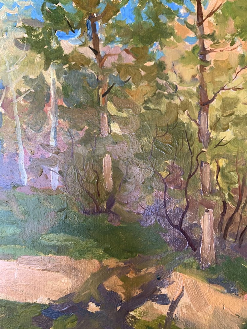Oil painting Forest smell Peter Tovpev - 10