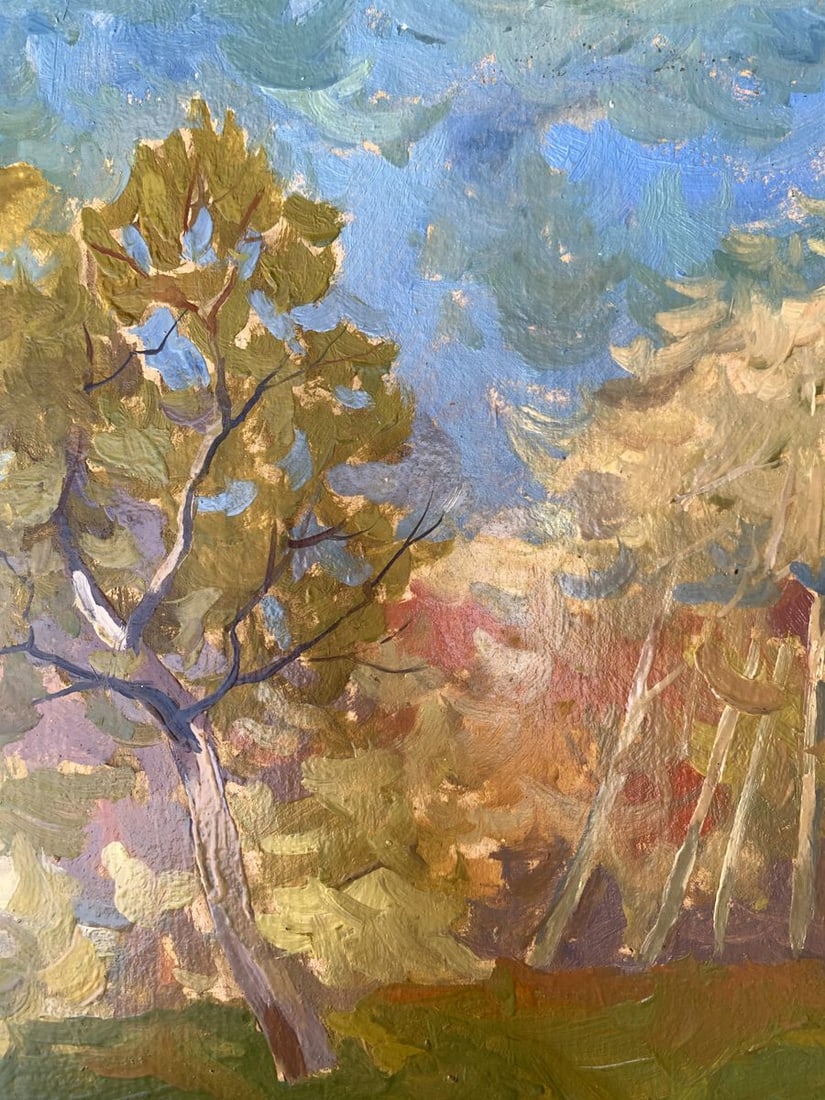 Oil painting Forest smell Peter Tovpev - 4