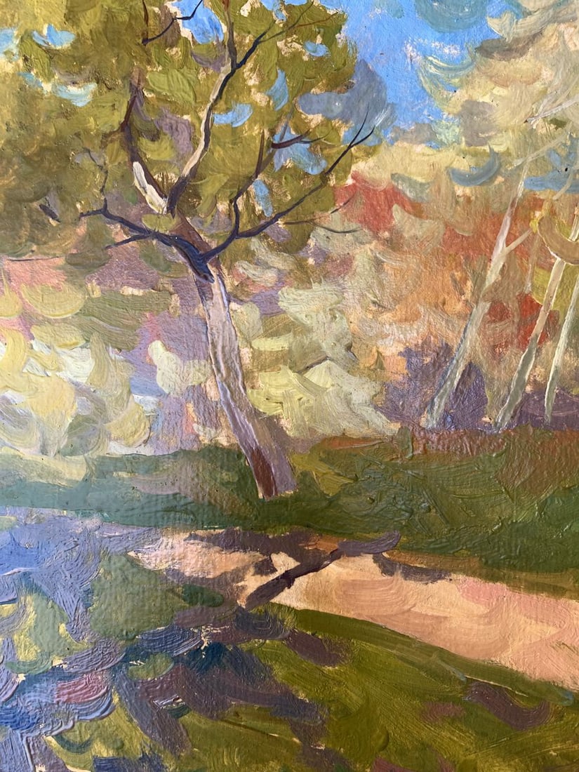 Oil painting Forest smell Peter Tovpev - 5