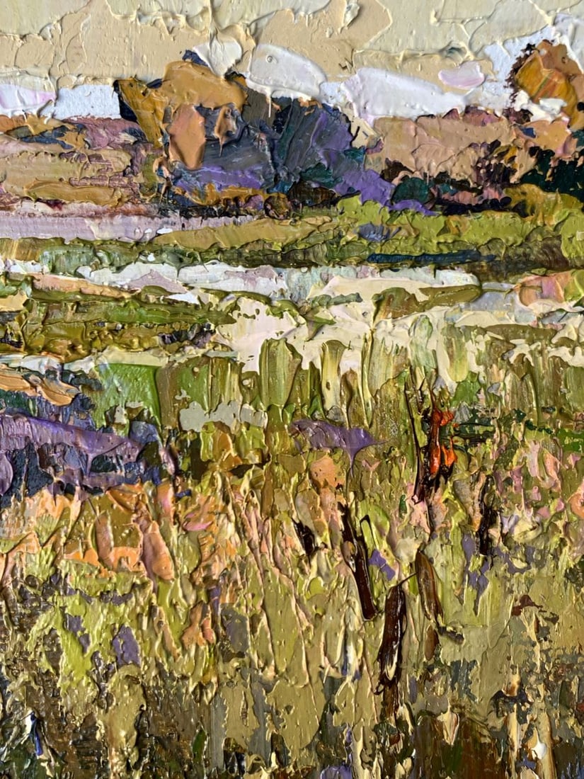 Oil painting River flood Oksana Kalenyuk - 7