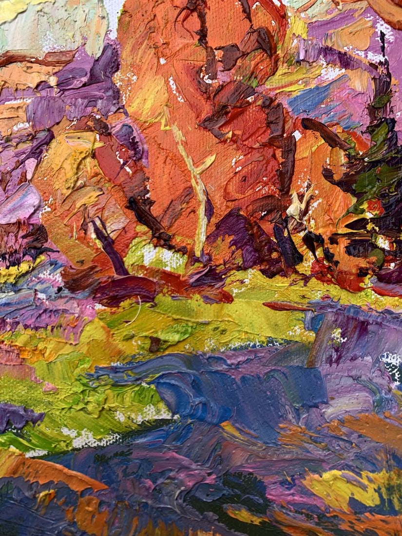 Oil painting Sunny autumn day Kalenyuk Alex - 11