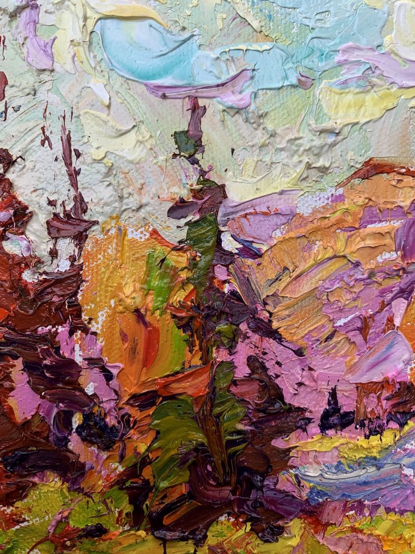 Oil painting Sunny autumn day Kalenyuk Alex - 4