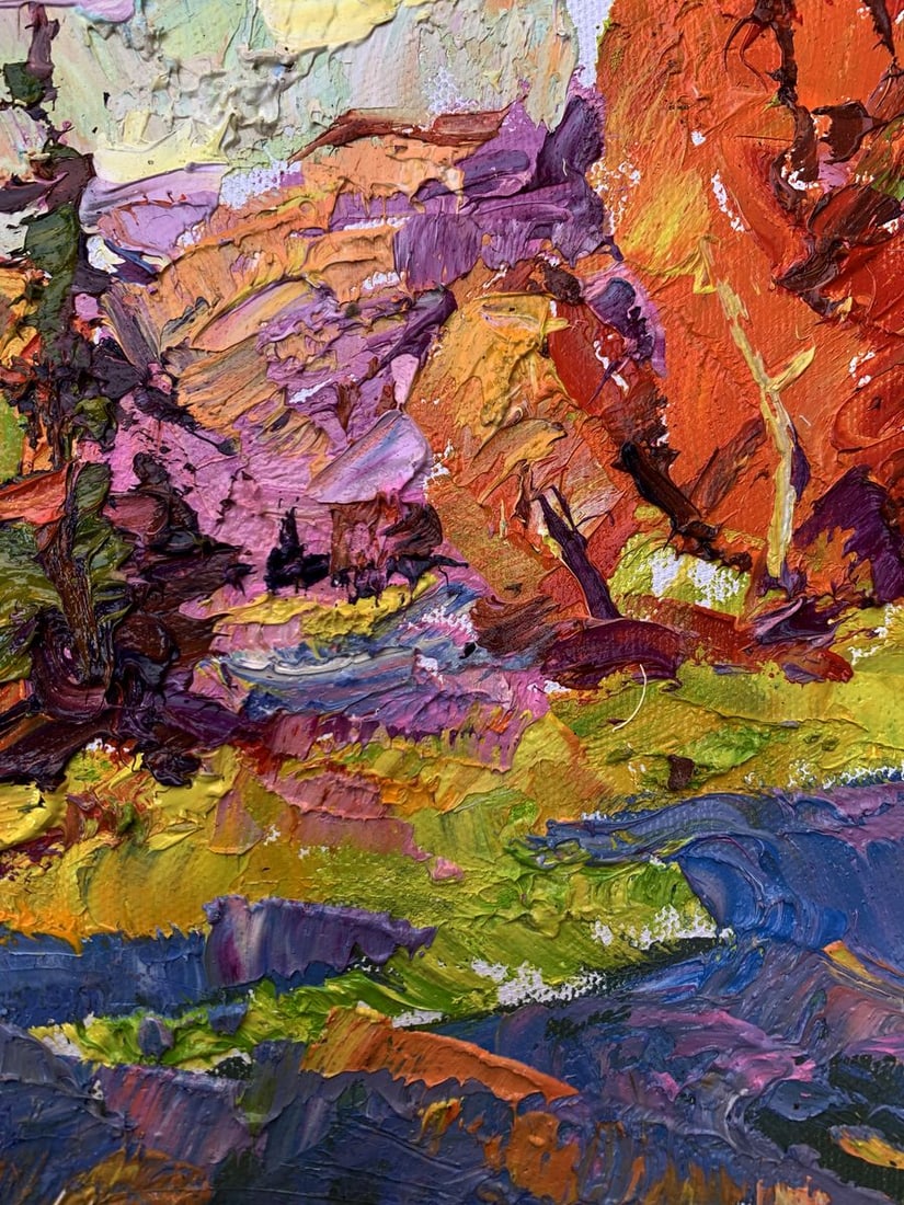 Oil painting Sunny autumn day Kalenyuk Alex - 7