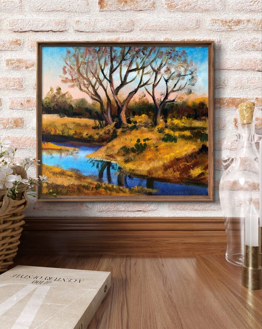 Oil painting Deep autumn Valentina Simashchuk - 3