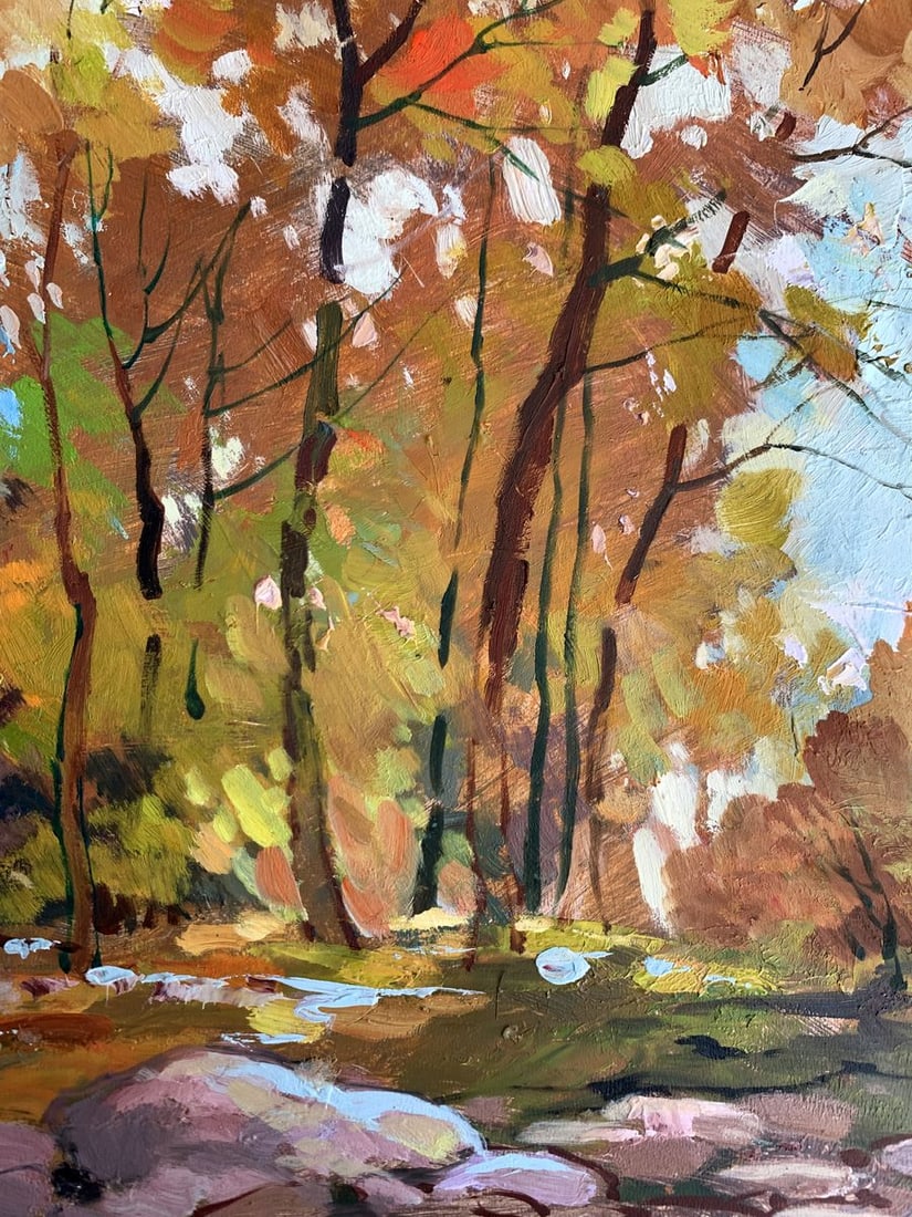 Oil painting Fallen leaves Yuriy Suprunchuk - 10
