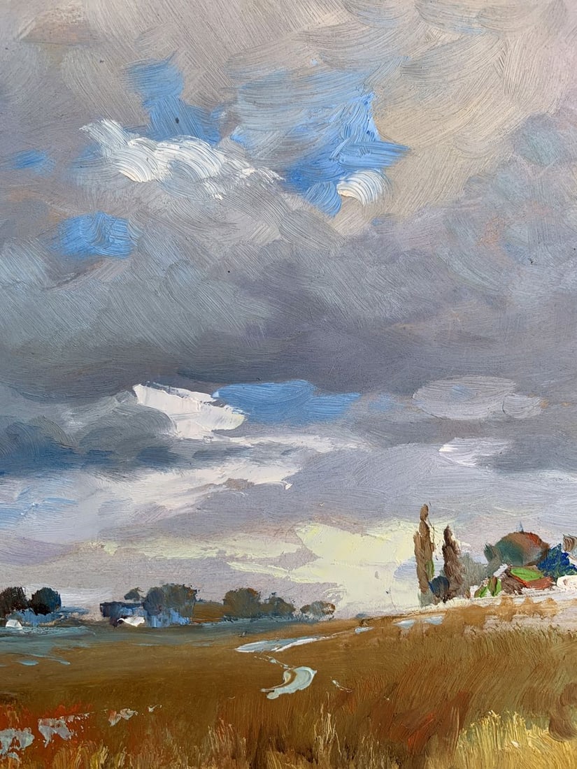 Oil painting Not far from the village Yuriy Suprunchuk - 10