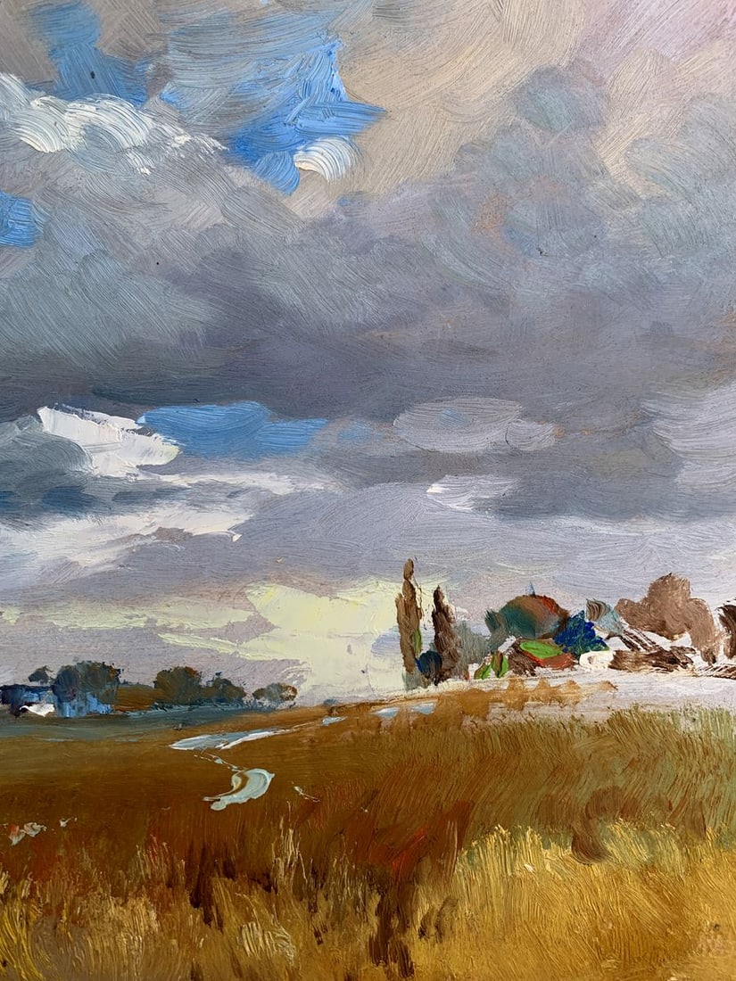 Oil painting Not far from the village Yuriy Suprunchuk - 11