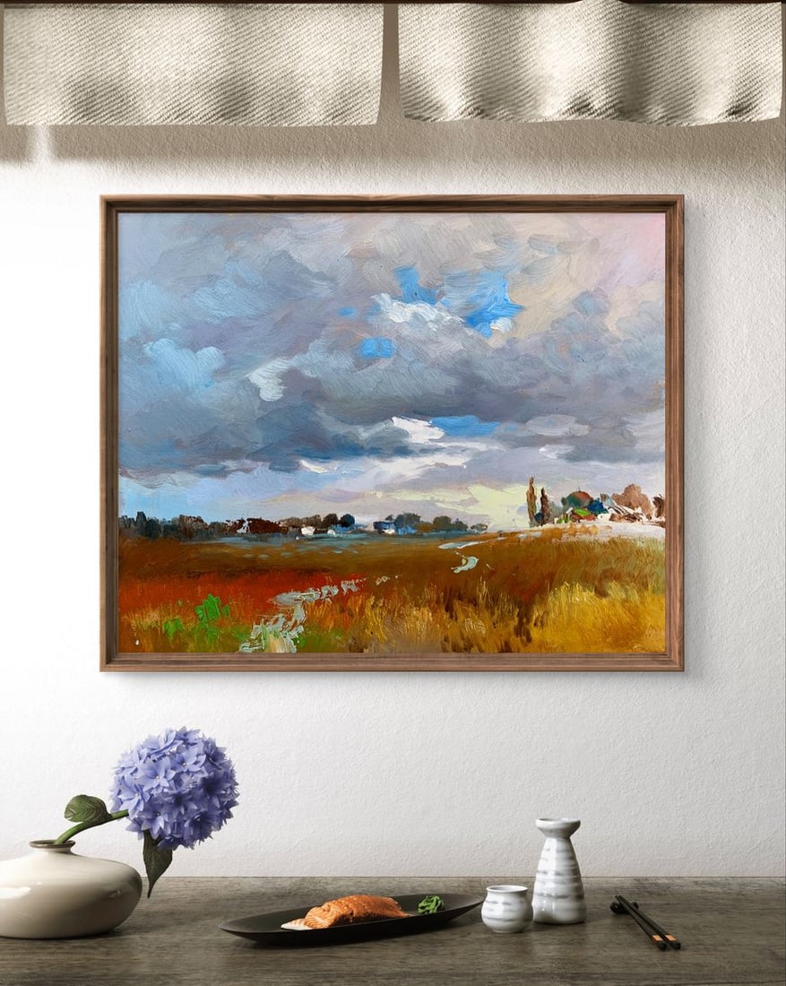 Oil painting Not far from the village Yuriy Suprunchuk - 2