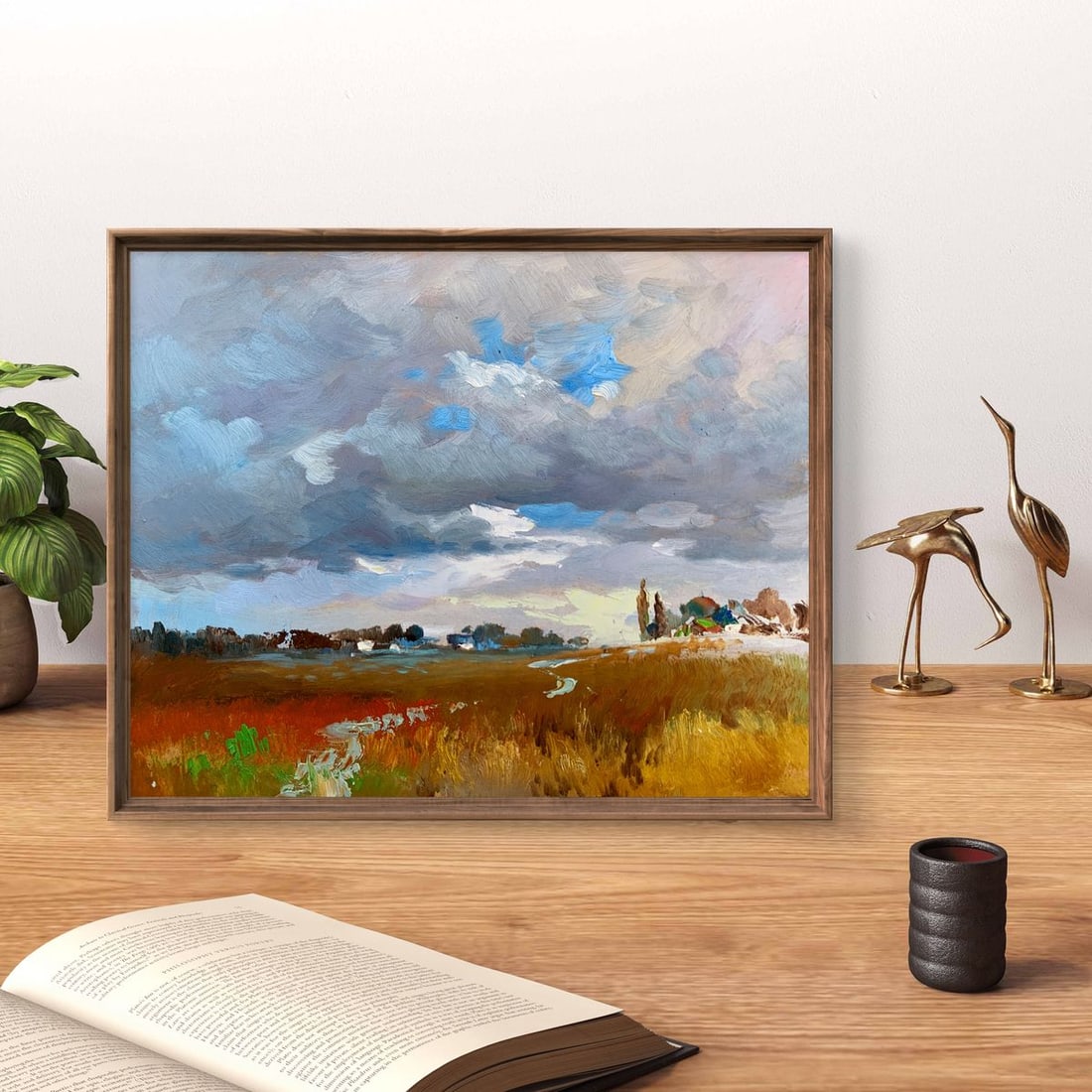 Oil painting Not far from the village Yuriy Suprunchuk - 3