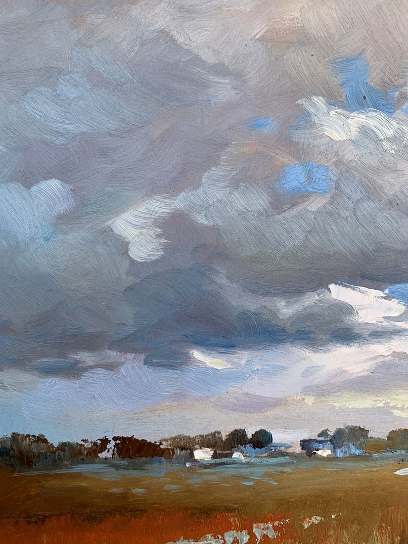 Oil painting Not far from the village Yuriy Suprunchuk - 4