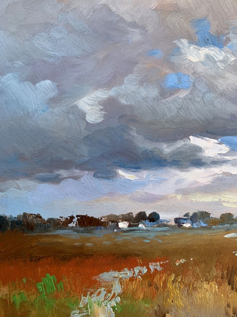 Oil painting Not far from the village Yuriy Suprunchuk - 5
