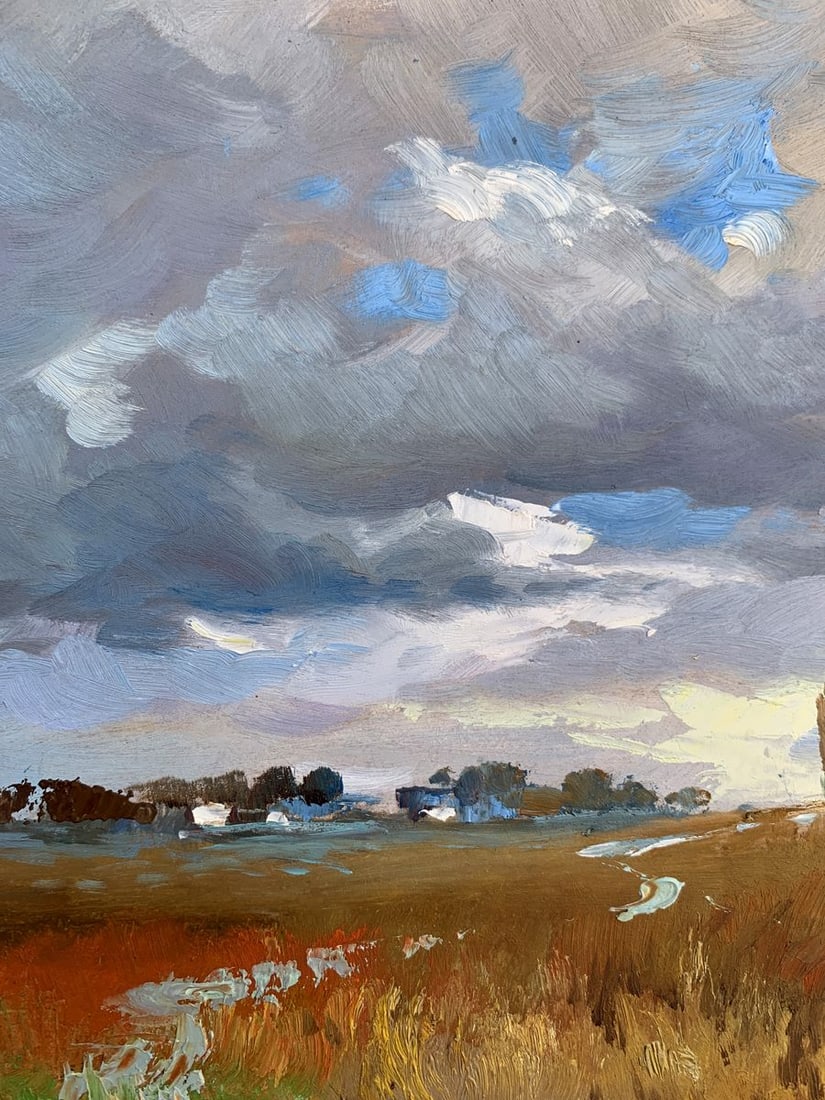 Oil painting Not far from the village Yuriy Suprunchuk - 7
