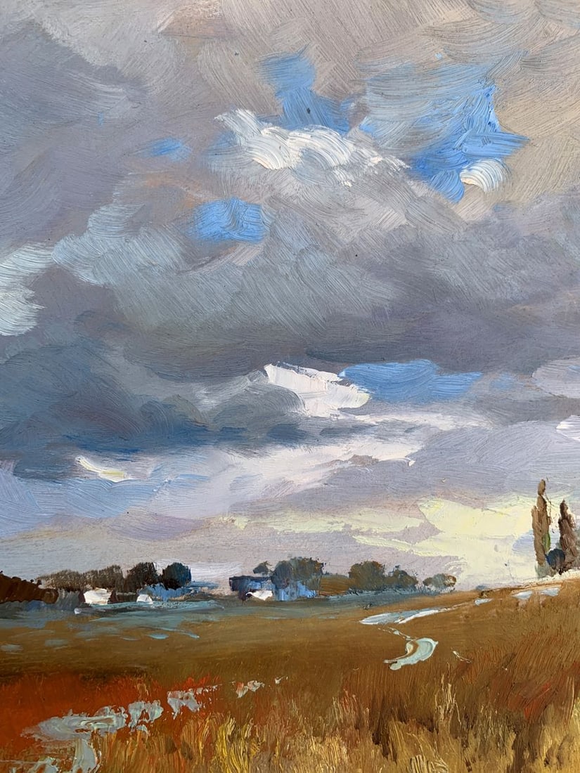 Oil painting Not far from the village Yuriy Suprunchuk - 8