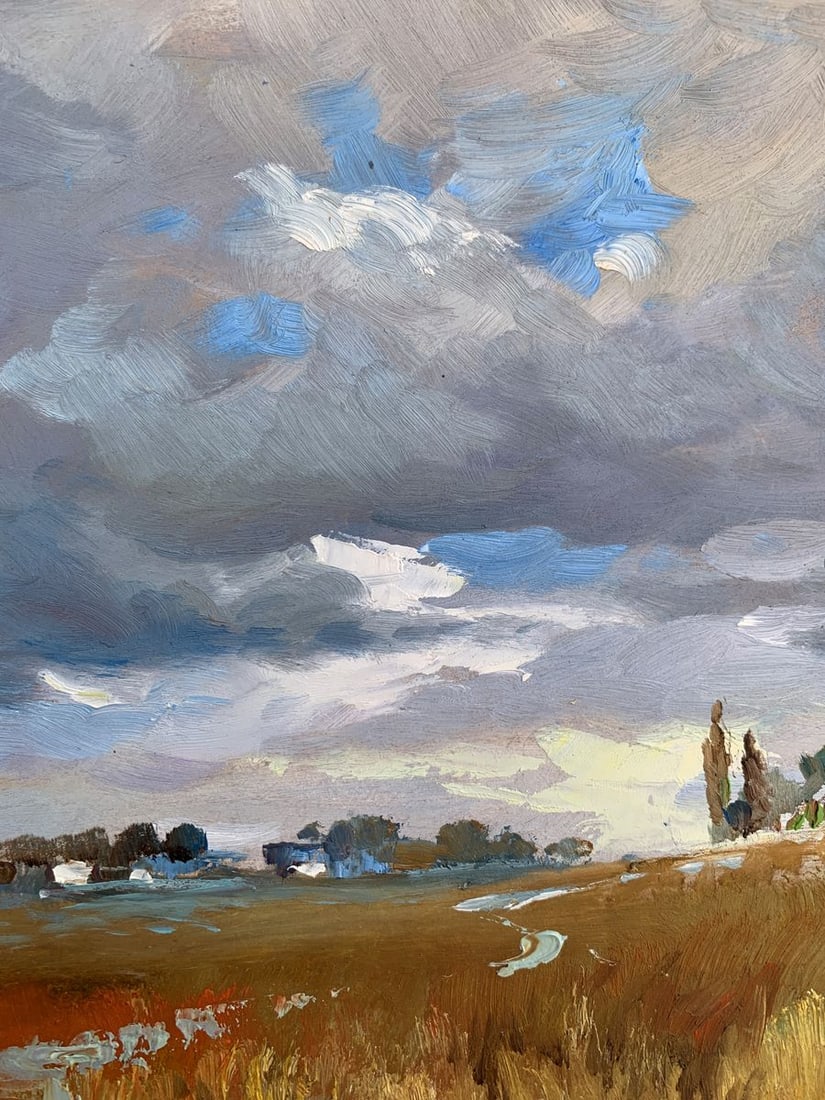 Oil painting Not far from the village Yuriy Suprunchuk - 9