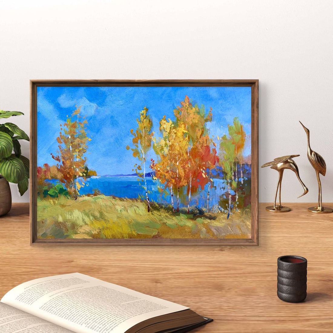 Oil painting Early autumn morning Yuriy Suprunchuk - 3
