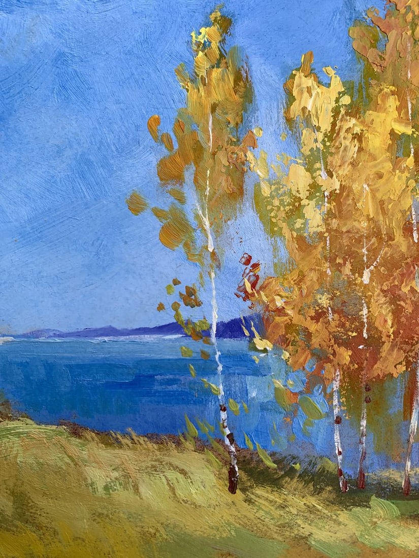 Oil painting Early autumn morning Yuriy Suprunchuk - 7
