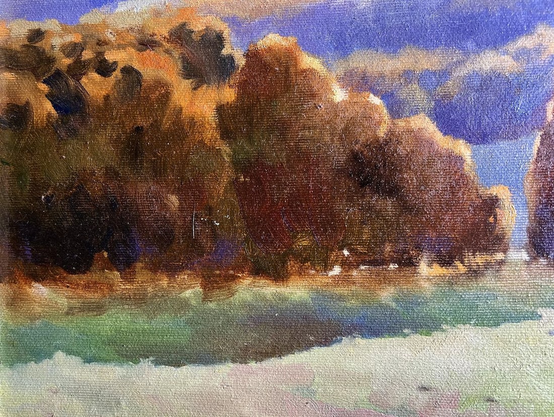 Oil painting Autumn mountains Tatyana Derdey - 10