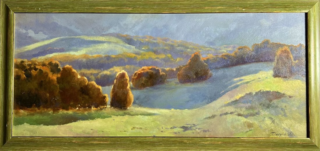 Oil painting Autumn mountains Tatyana Derdey - 3