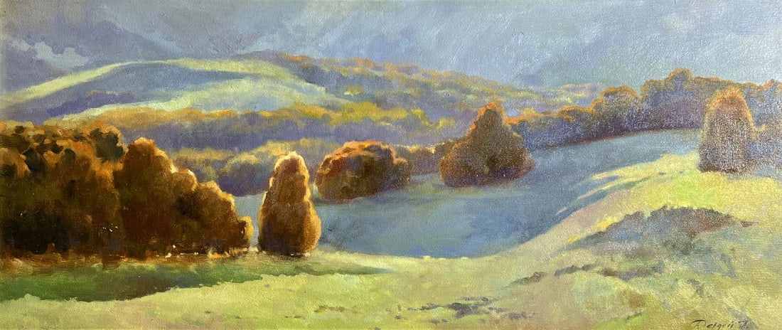 Oil painting Autumn mountains Tatyana Derdey - 4