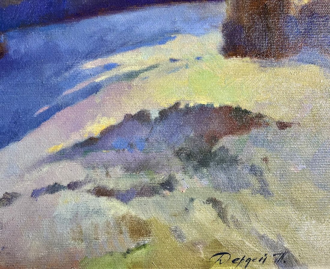 Oil painting Autumn mountains Tatyana Derdey - 8