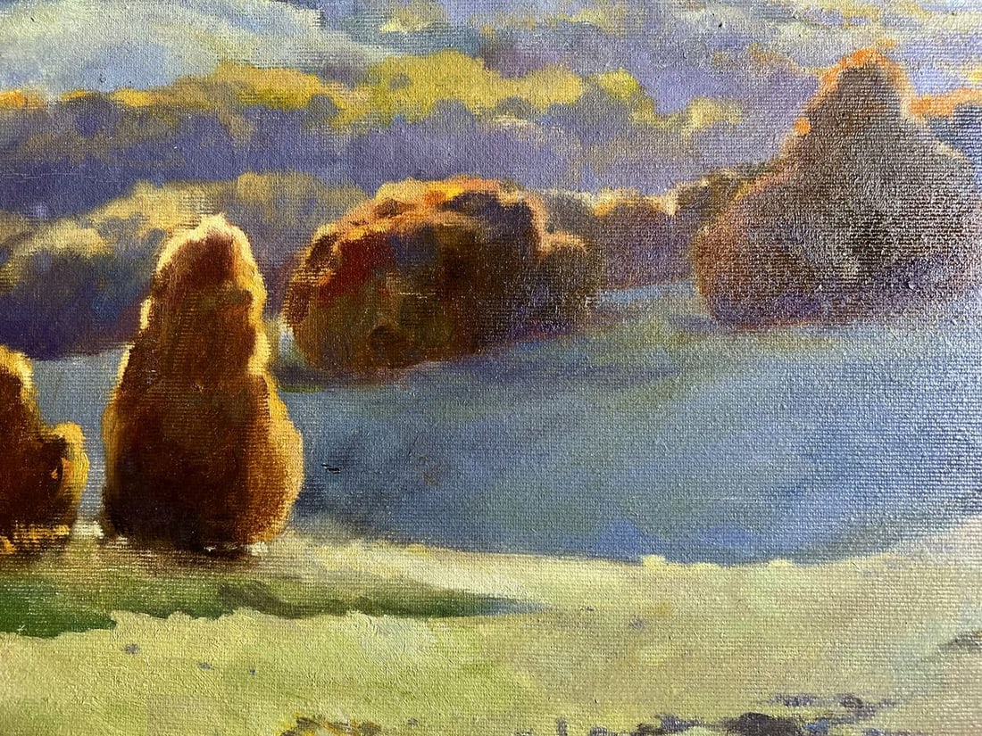 Oil painting Autumn mountains Tatyana Derdey - 9
