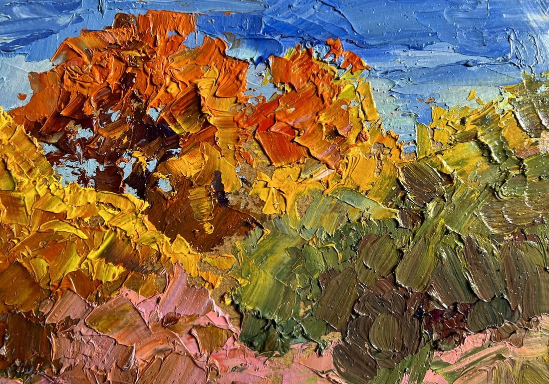 Oil painting Golden autumn Boris Serdyuk - 6