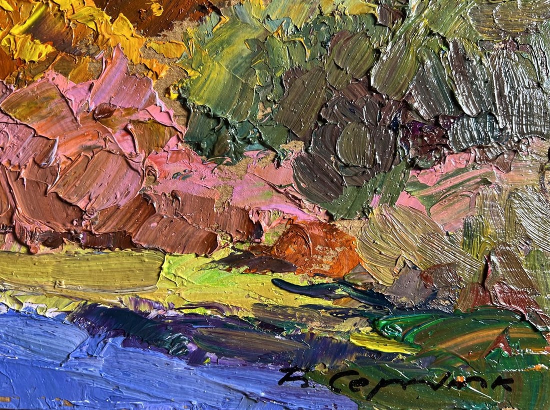 Oil painting Golden autumn Boris Serdyuk - 7
