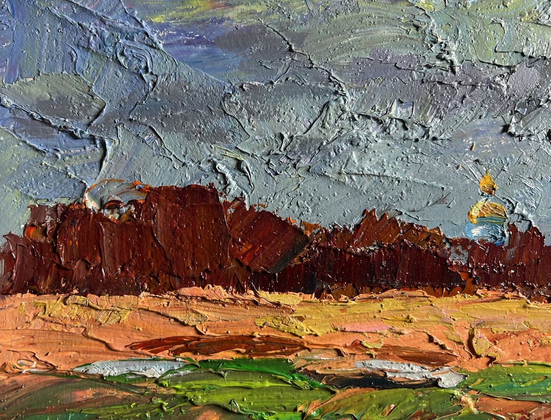 Oil painting It's a nasty day Boris Serdyuk - 4