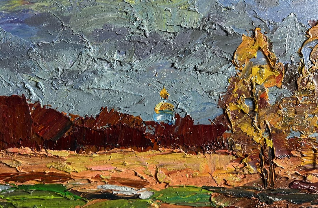 Oil painting It's a nasty day Boris Serdyuk - 5