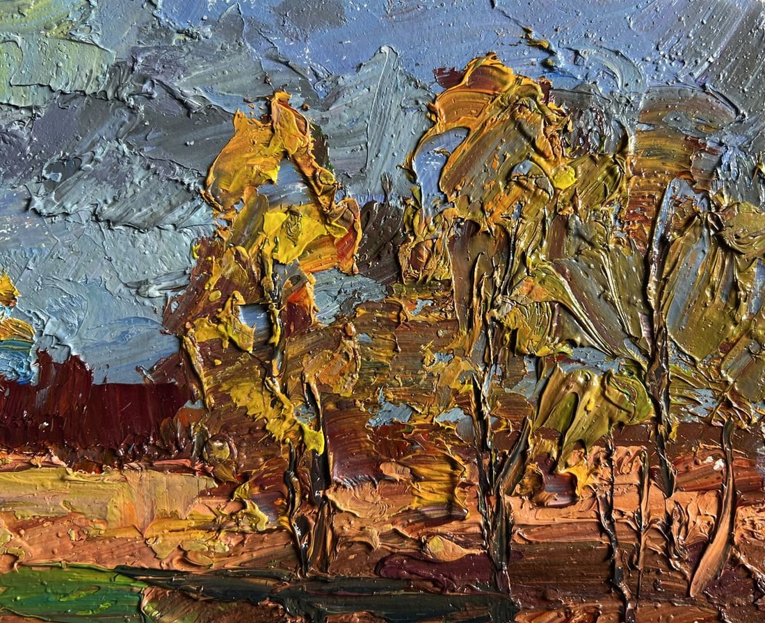 Oil painting It's a nasty day Boris Serdyuk - 6