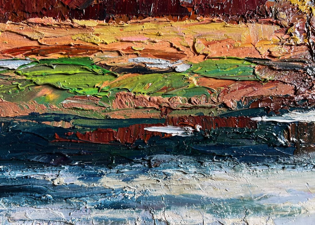 Oil painting It's a nasty day Boris Serdyuk - 7