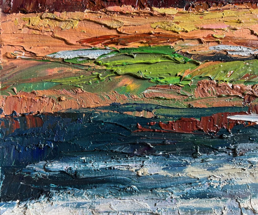 Oil painting It's a nasty day Boris Serdyuk - 8