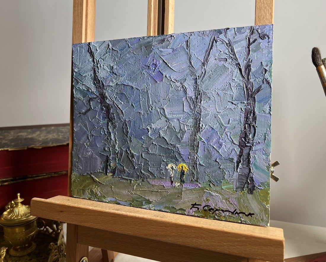 Oil painting Rainy morning Boris Serdyuk - 2