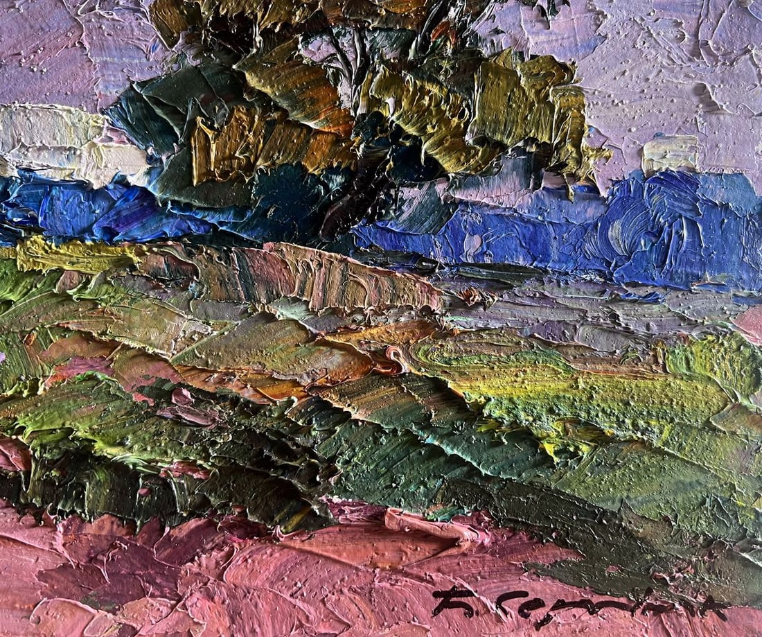 Oil painting September day in the field Boris Serdyuk - 9
