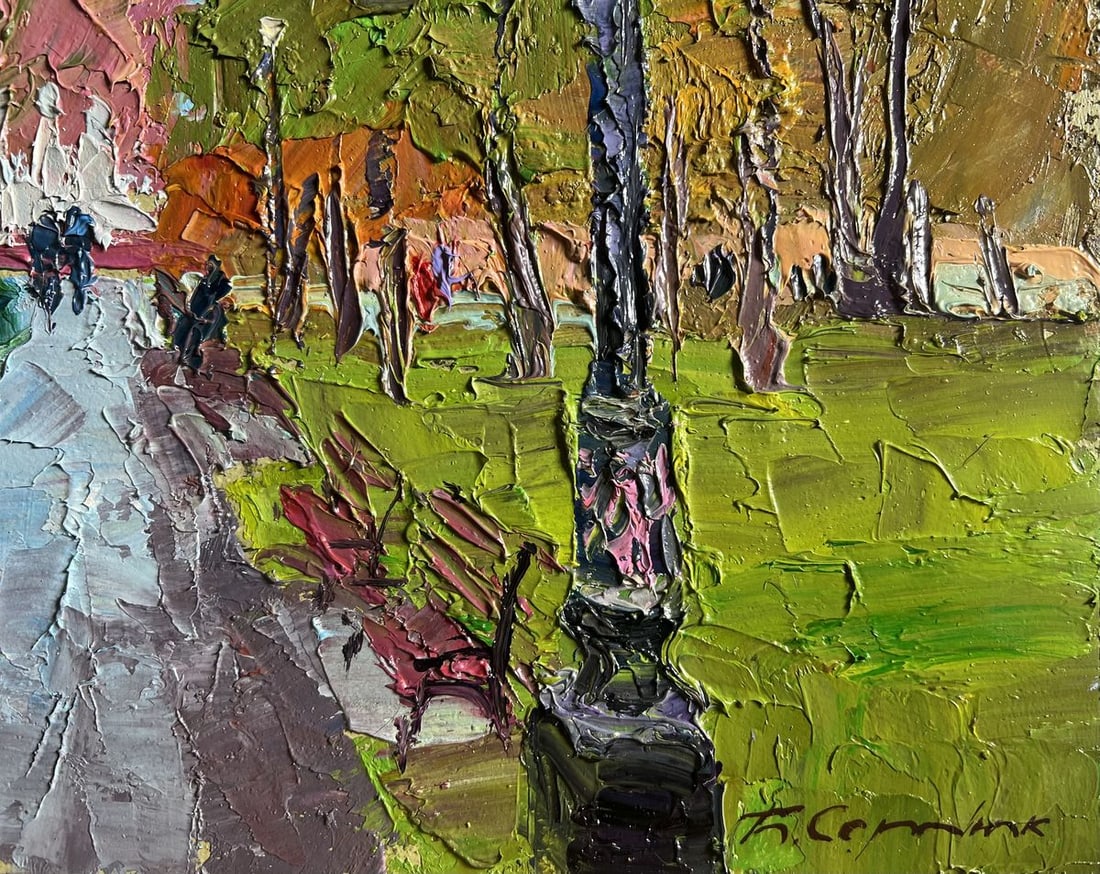 Oil painting City National Park Boris Serdyuk - 9