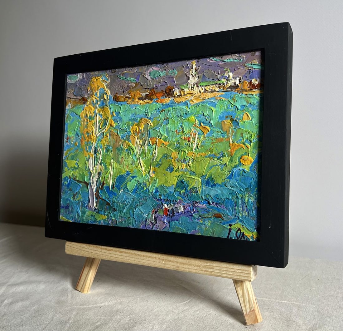 Oil painting Early autumn has come Oksana Kalenyuk - 2