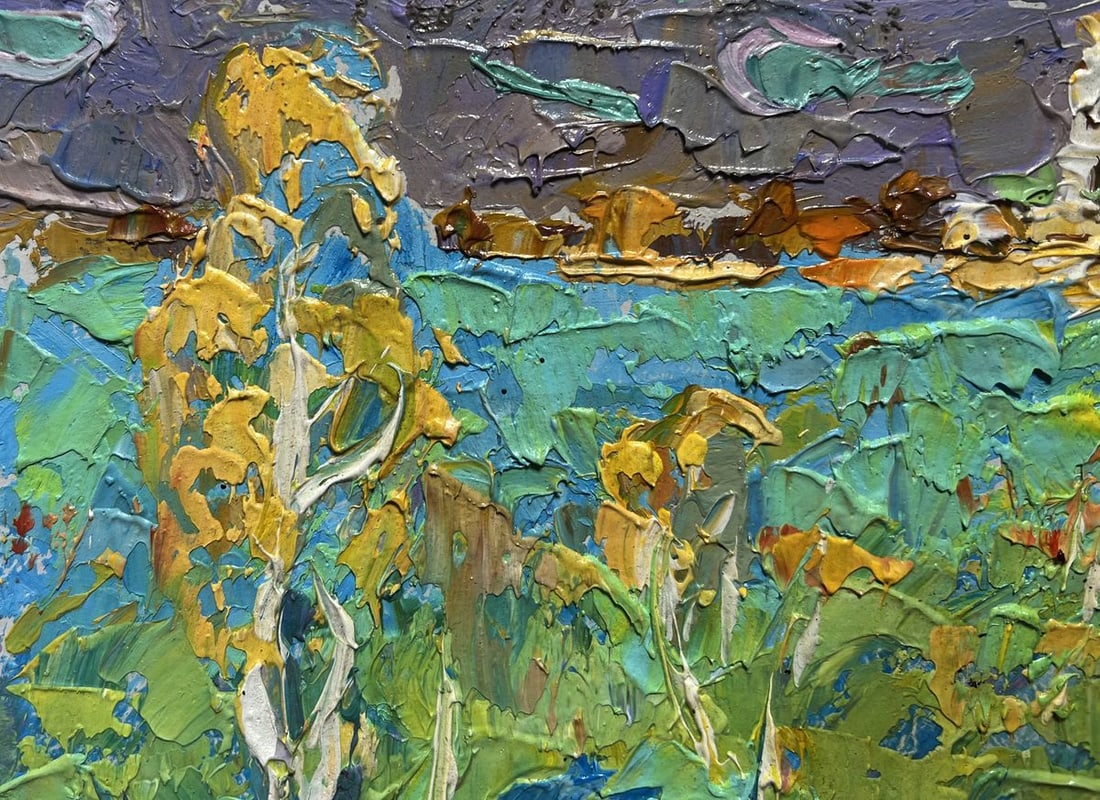 Oil painting Early autumn has come Oksana Kalenyuk - 4