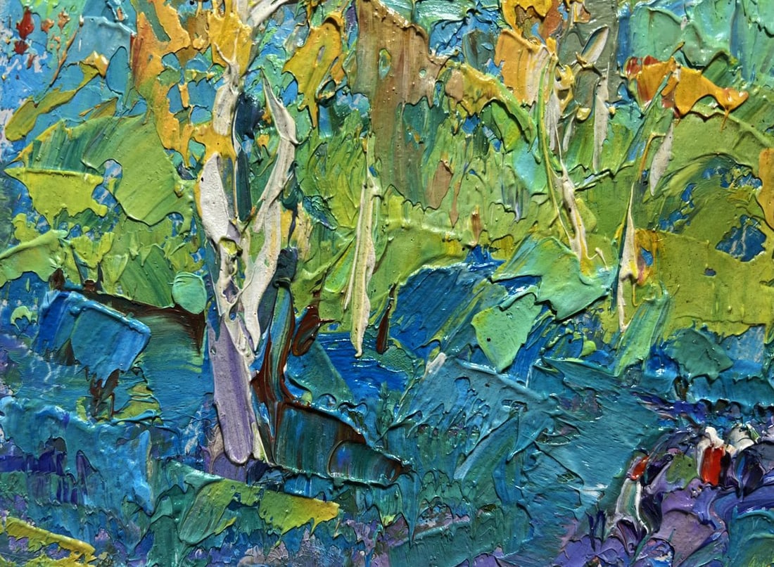 Oil painting Early autumn has come Oksana Kalenyuk - 5
