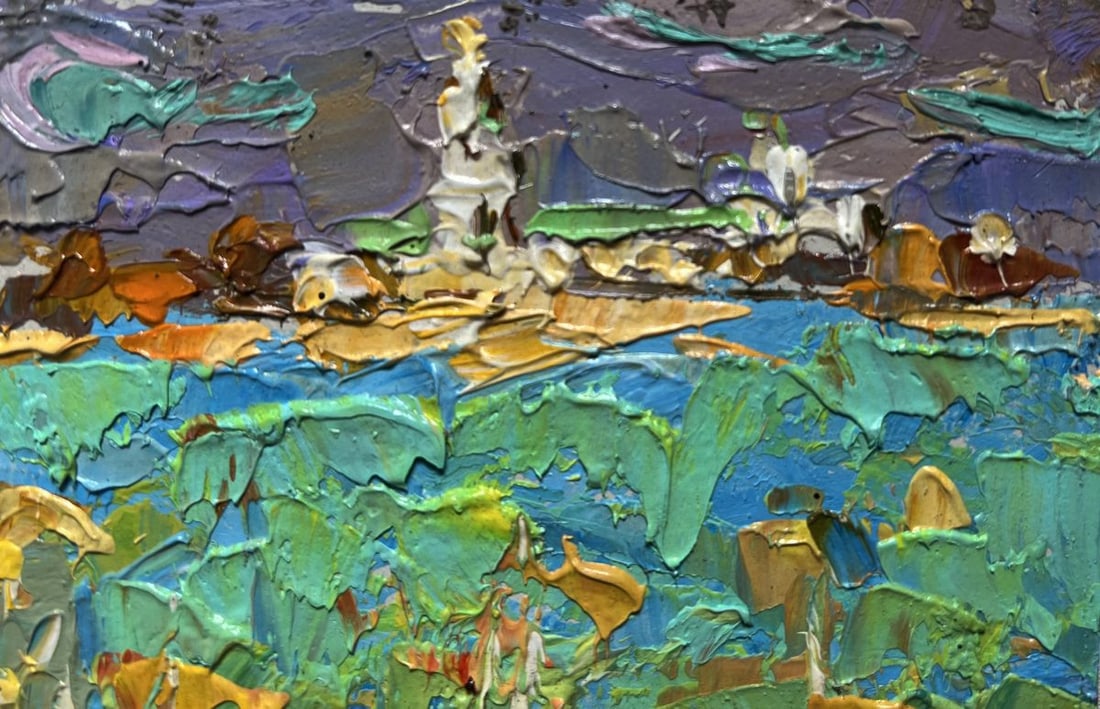 Oil painting Early autumn has come Oksana Kalenyuk - 6