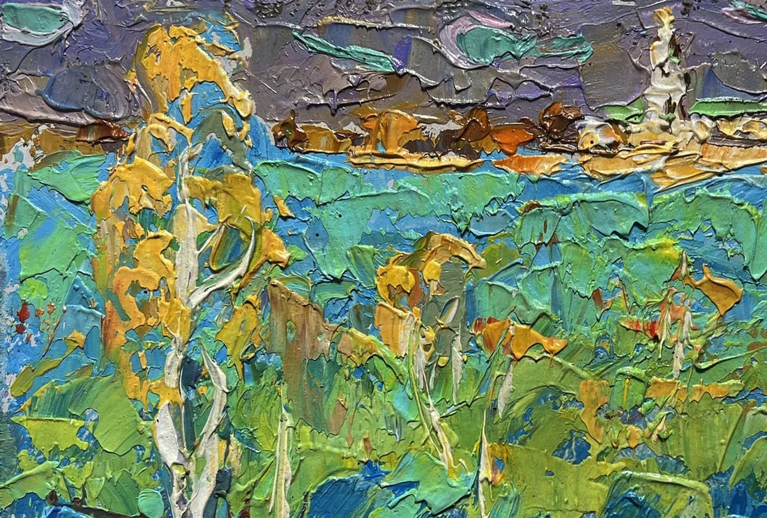 Oil painting Early autumn has come Oksana Kalenyuk - 7