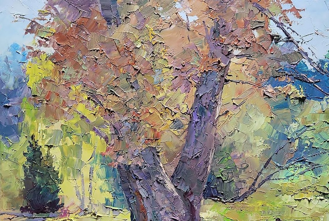 Oil painting In the autumn park Serdyuk Boris Petrovich - 4
