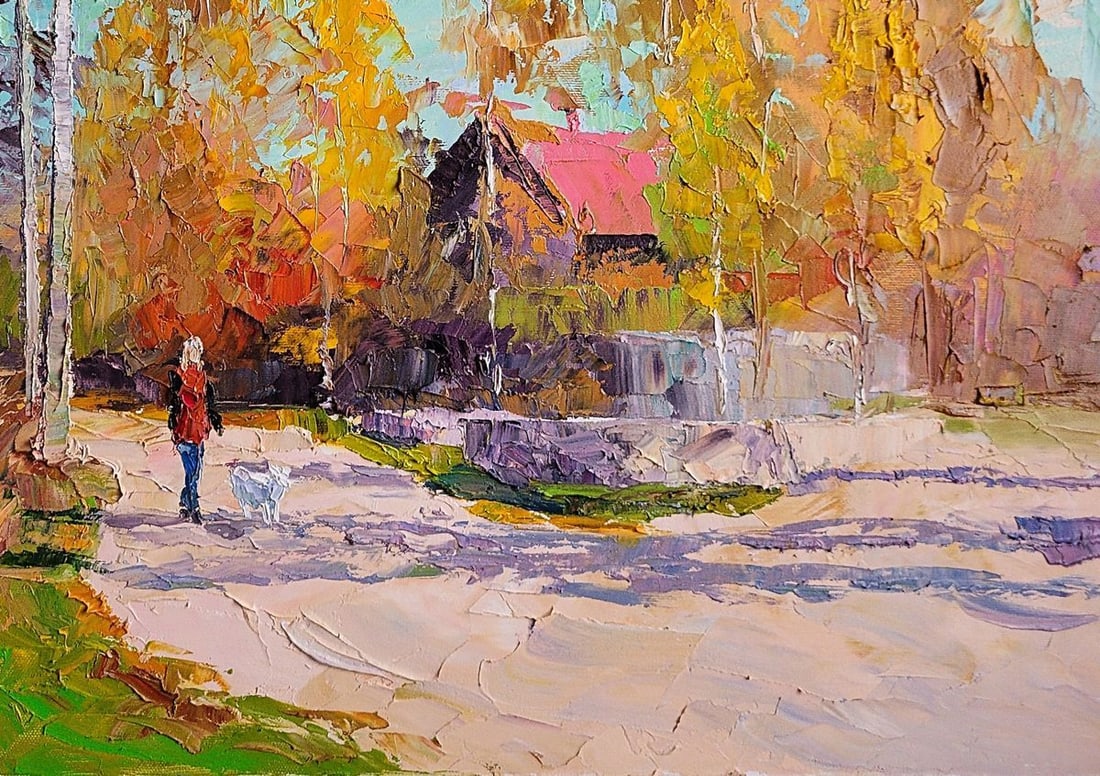 Oil painting Warm October Serdyuk Boris Petrovich - 7