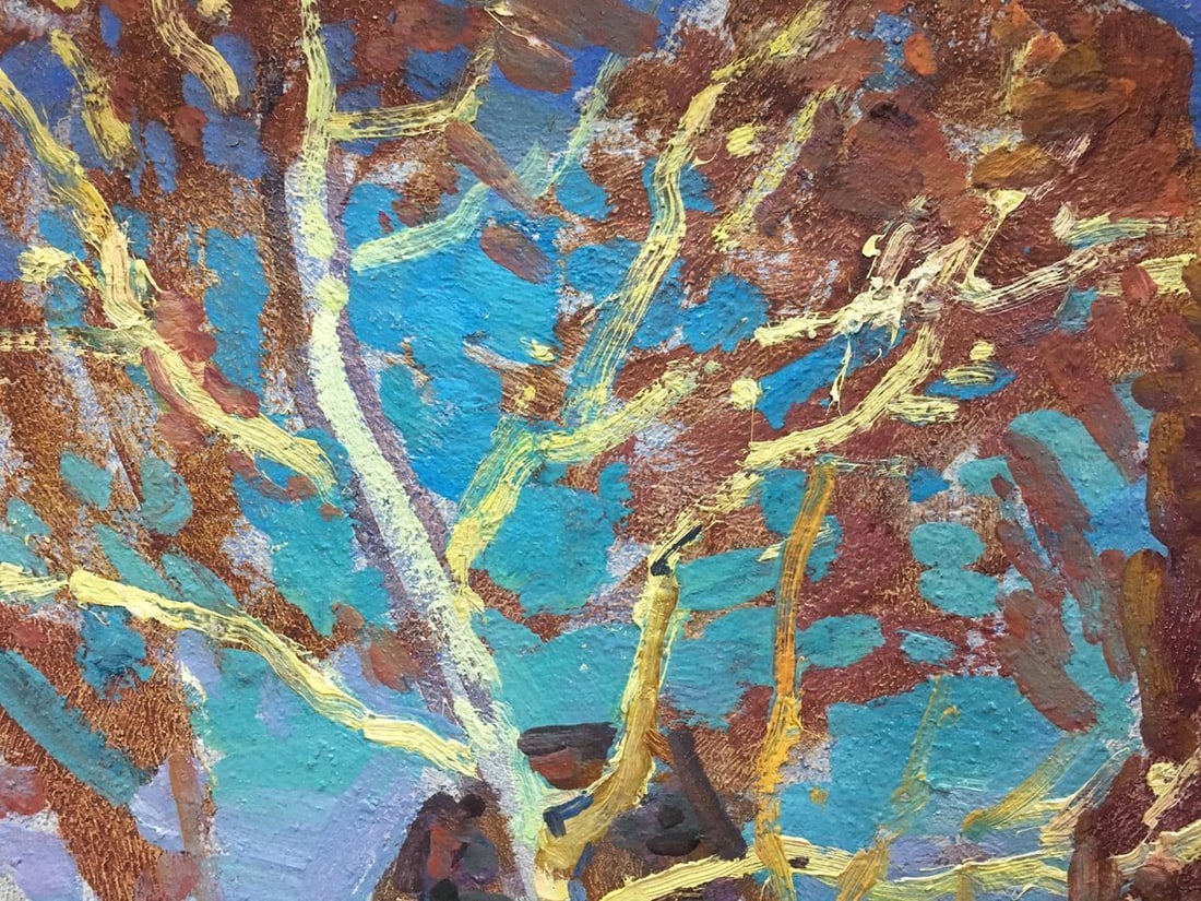 Oil painting Forest landscape Gaiduk Viktor Kirillovich - 2