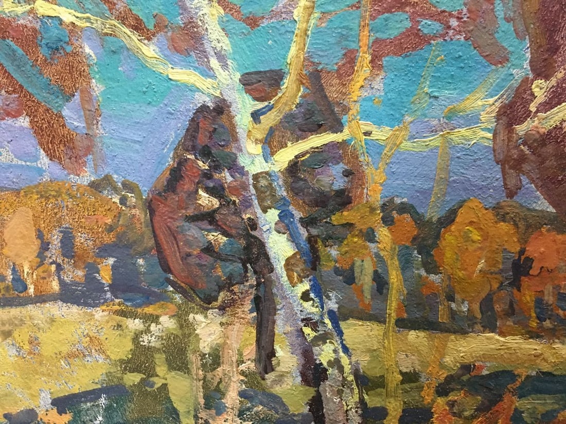 Oil painting Forest landscape Gaiduk Viktor Kirillovich - 5