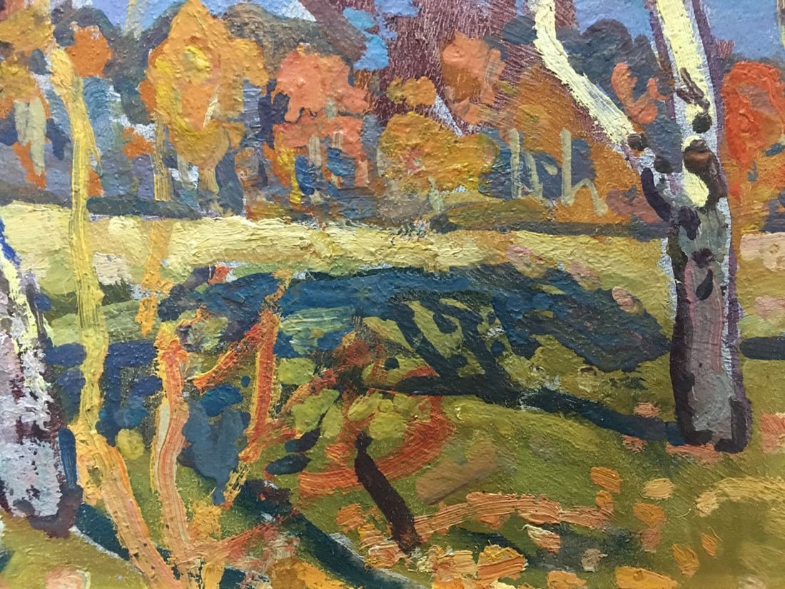 Oil painting Forest landscape Gaiduk Viktor Kirillovich - 7